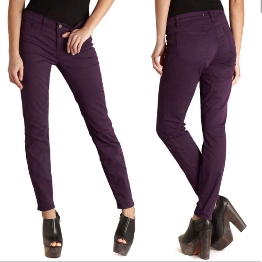 J Brand Purple Skinny Jeans